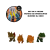 Juguete Dinosaurio Jurásico Mordelón Muerde Dedos Set 4 Pz._1