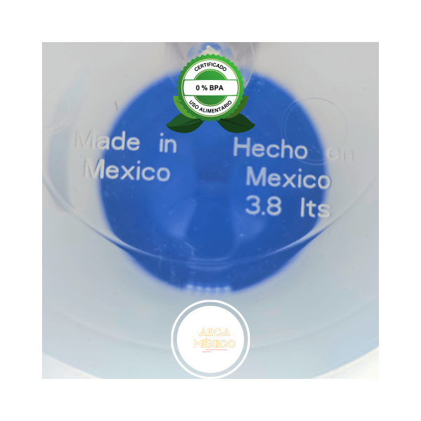 Jarra Graduada Plástico Durable Agua 4 L. Tapa Color Premium_4