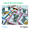 Juego Didáctico Memoria Creatividad Animales Zoológico niños_4