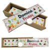 Dominó Madera Frutas Juego De Mesa Didáctico Niños 28 Fichas_5