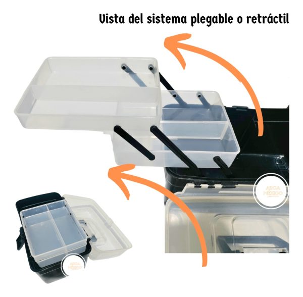 Caja Organizadora Plástico Maleta Multiusos Portátil Con Asa_5