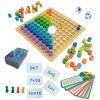 Tablero De Multiplicación Juego De Mesa Matemáticas 3 En 1_1