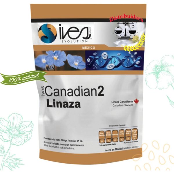 Linaza Canadiense Entera Cultivo Orgánico Ives Mexico 600 Gr_0