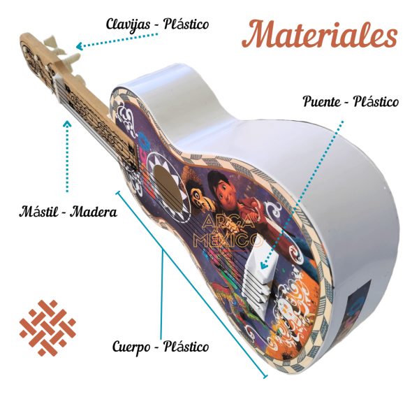Guitarra Infantil Coco: Diseño Único Aprendizaje Divertido_5 Guitarra Infantil Coco: Diseño Único Aprendizaje Divertido_5