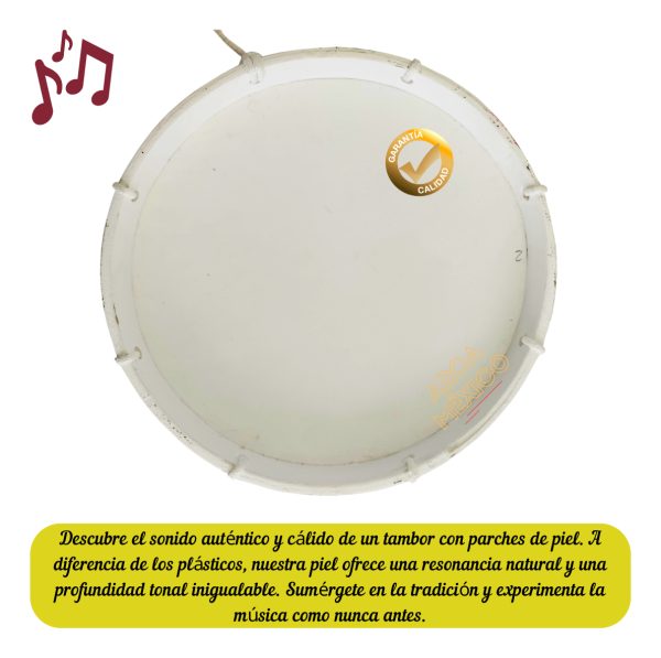 Tambor 10 (25cm) Banda Guerra Infantil Madera Piel Auténtica_3 Tambor 10 (25cm) Banda Guerra Infantil Madera Piel Auténtica_3