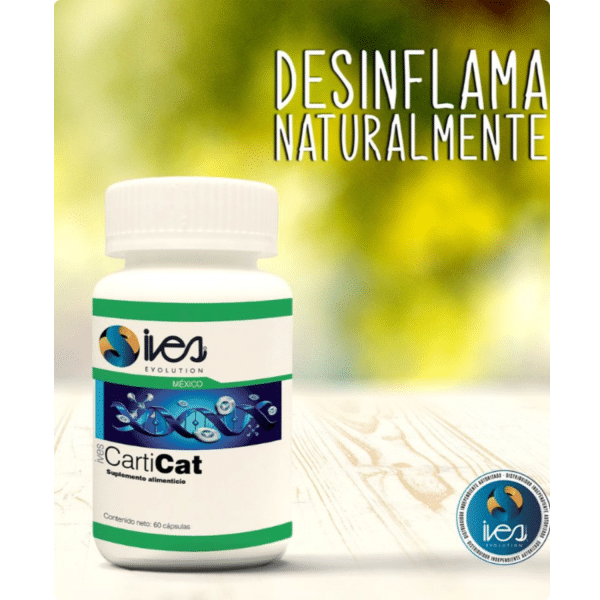 Suplemento CartiCat Squalus acanthias Uña de gato Ajo 60 Caps._4 13536171