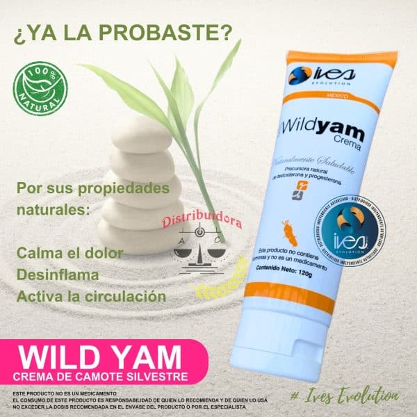 Crema De Camote Silvestre Ives Evolution México Wild Yam_7 12878787