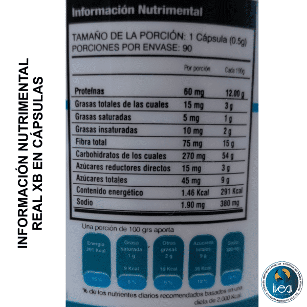 Suplemento Real Xb Pasiflora Valeriana Tila Ives México 90 uds._4 13536140