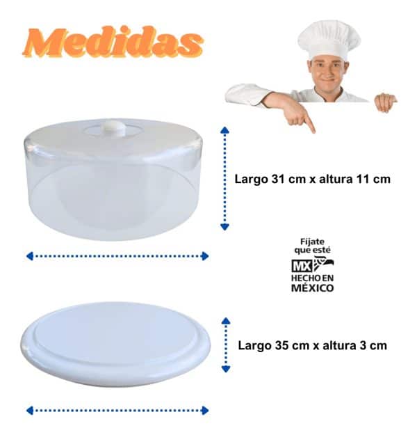Panera Pastelera Transparente Plasvic | Exhibe y Sirve con Estilo_3 22298307