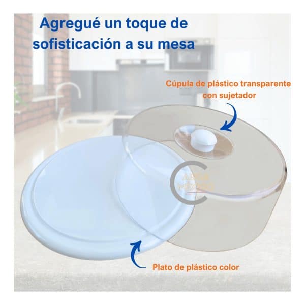 Panera Pastelera Transparente Plasvic | Exhibe y Sirve con Estilo_2 22298301