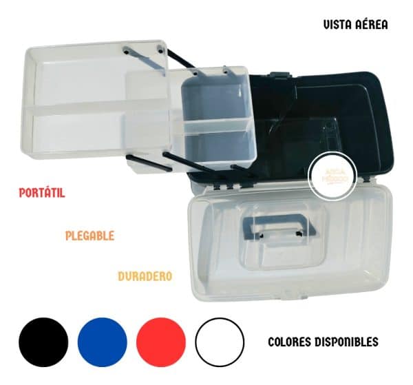 Caja Organizadora Plástico Maleta Multiusos Portátil Con Asa_3 18557569