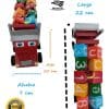 Juguete Didáctico Madera Tráiler Bloques Números Vocales_1
