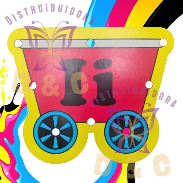 Material Didáctico Juego Niños Enhebrar Ensarte Tren Vocales_7