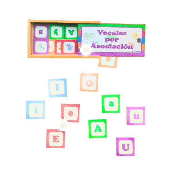 Juego Didáctico Vocales Asociación Imágenes Preescolar Niños_0