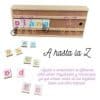 Juego Didactico De Mesa Fino Para Enseñanza El Abecedario_2