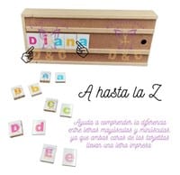 Juego Didactico De Mesa Fino Para Enseñanza El Abecedario_2