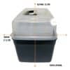 Caja Organizadora Plástico Maleta Multiusos Portátil Con Asa_3