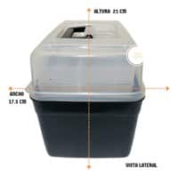 Caja Organizadora Plástico Maleta Multiusos Portátil Con Asa_3