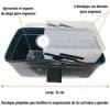 Caja Organizadora Plástico Maleta Multiusos Portátil Con Asa_4