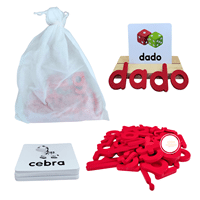 Material Didáctico Montessori Juego Letras Ortografía Niños_0