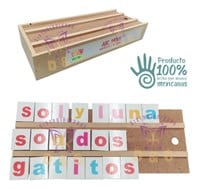 Juego Didactico De Mesa Fino Para Enseñanza El Abecedario_5