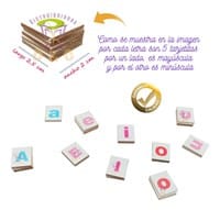 Juego Didactico De Mesa Fino Para Enseñanza El Abecedario_4