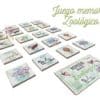 Juego Mesa Memoria Material Didáctico Madera Zoológico Niños_2